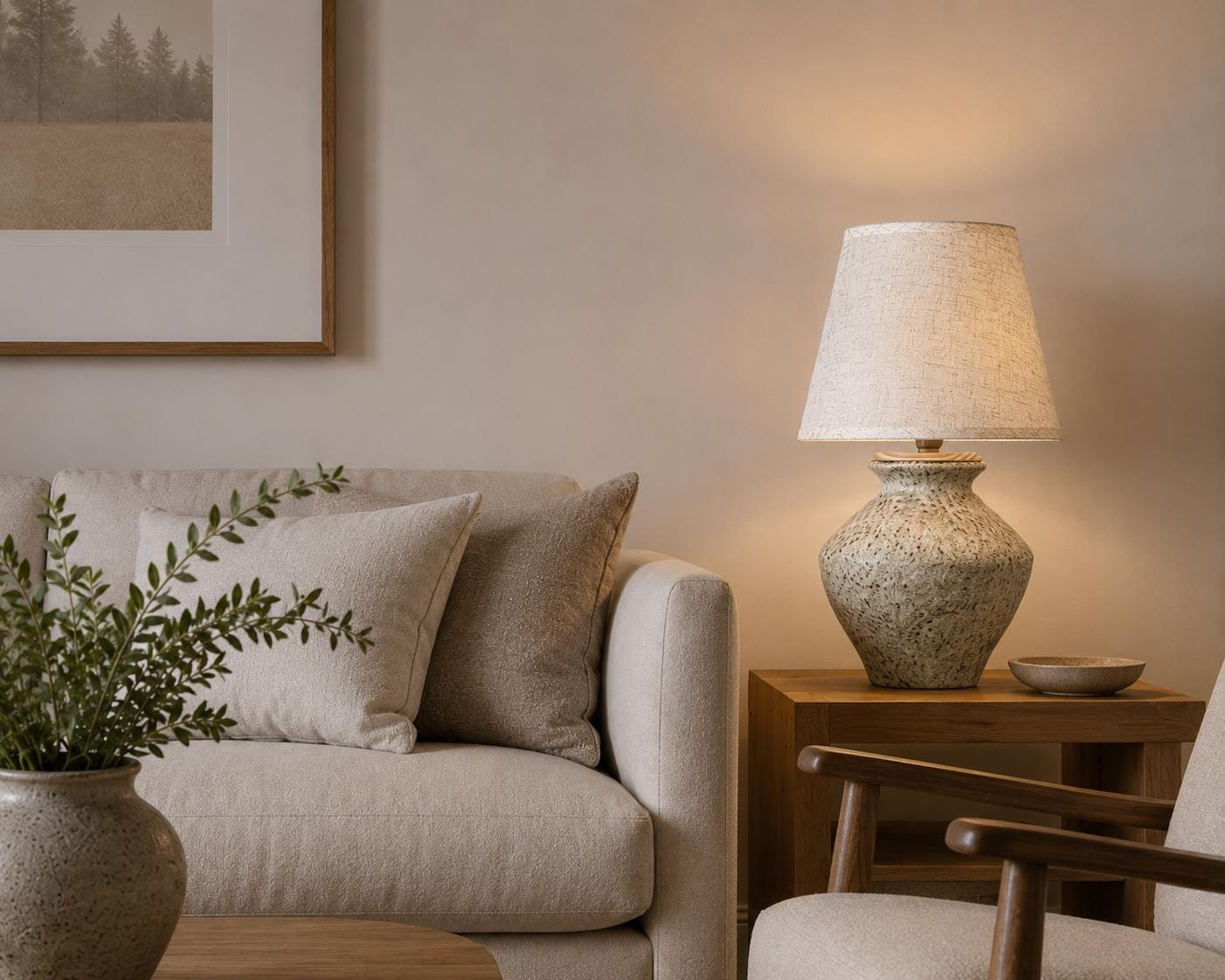Country Style Ceramic Table Lamp